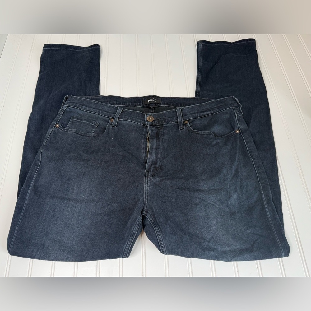 Paige Federal Jeans Mens 38 Blue Denim 33 Inseam Dark Wash 1339